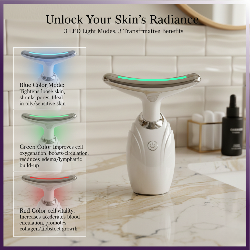 Neck & Face Lifting LED Therapy Device