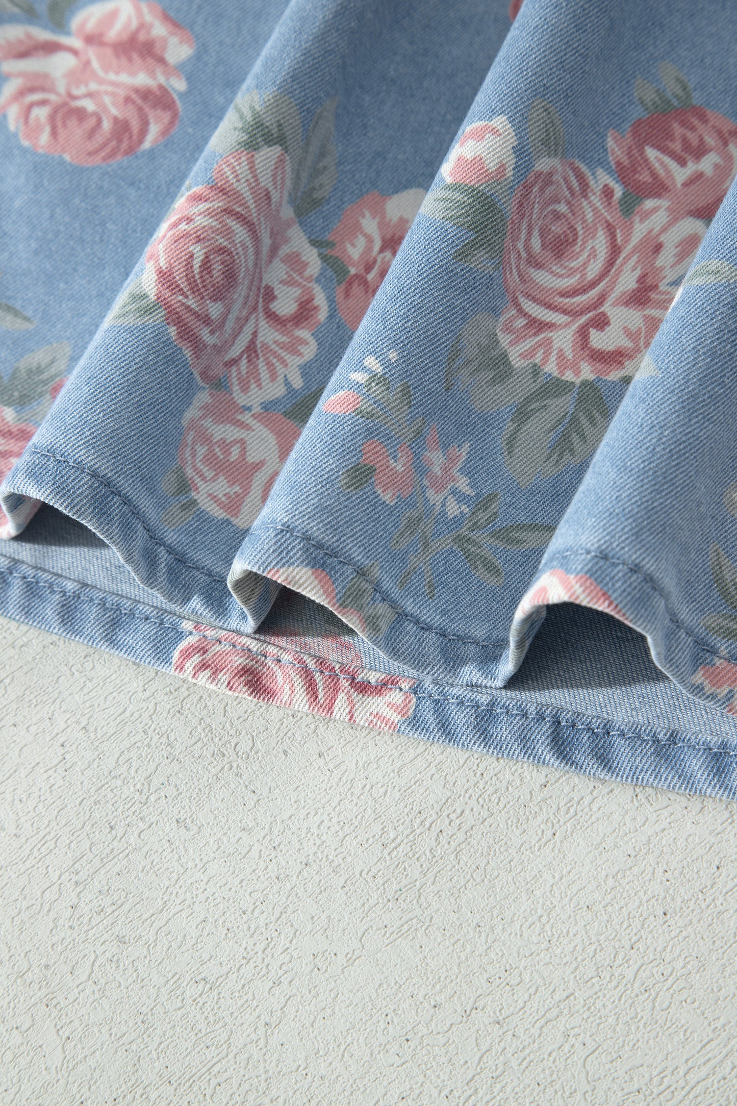 Rosie Posie Denim Two Piece Set