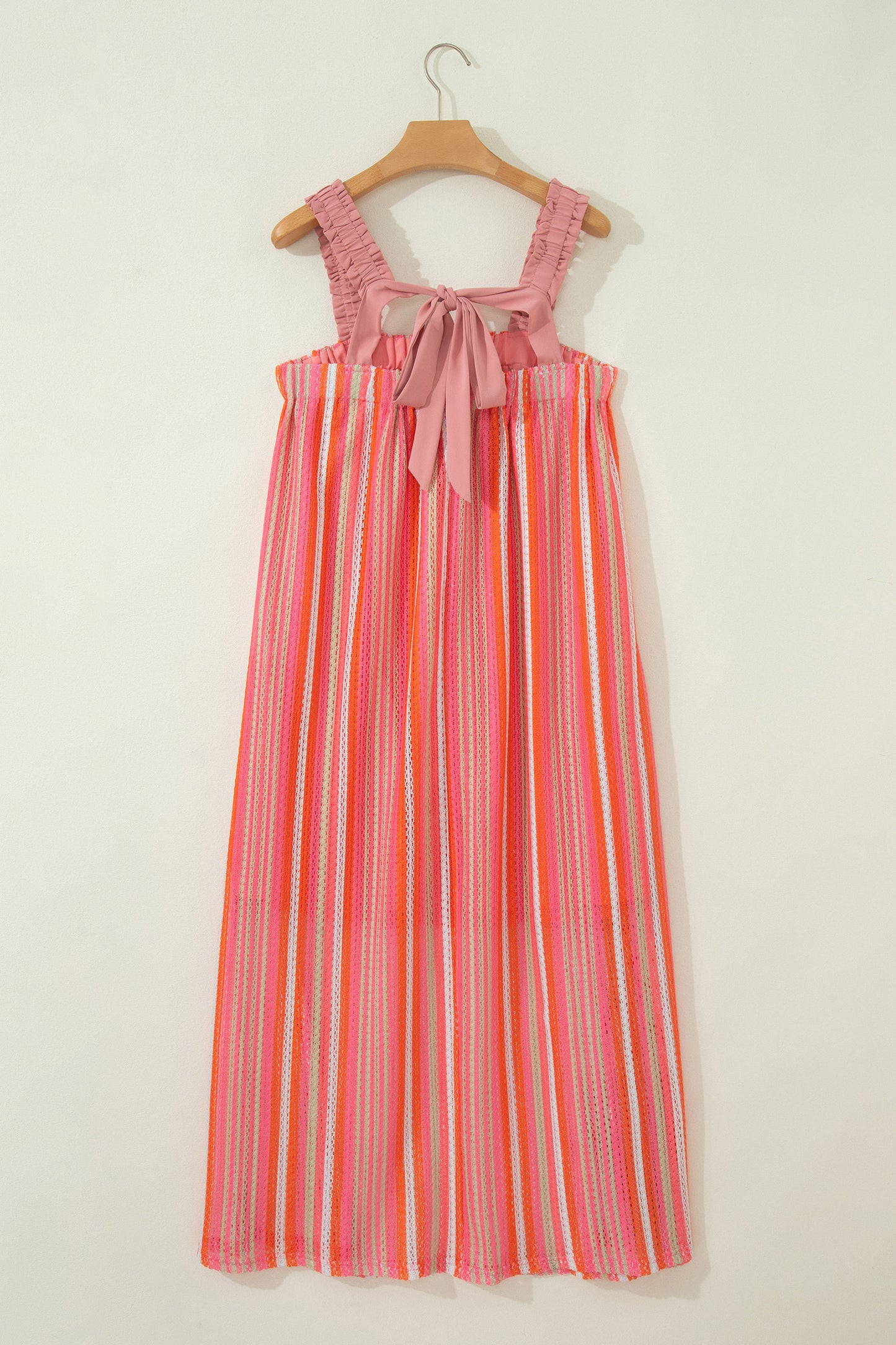 Coral Coast Striped Maxi Dress