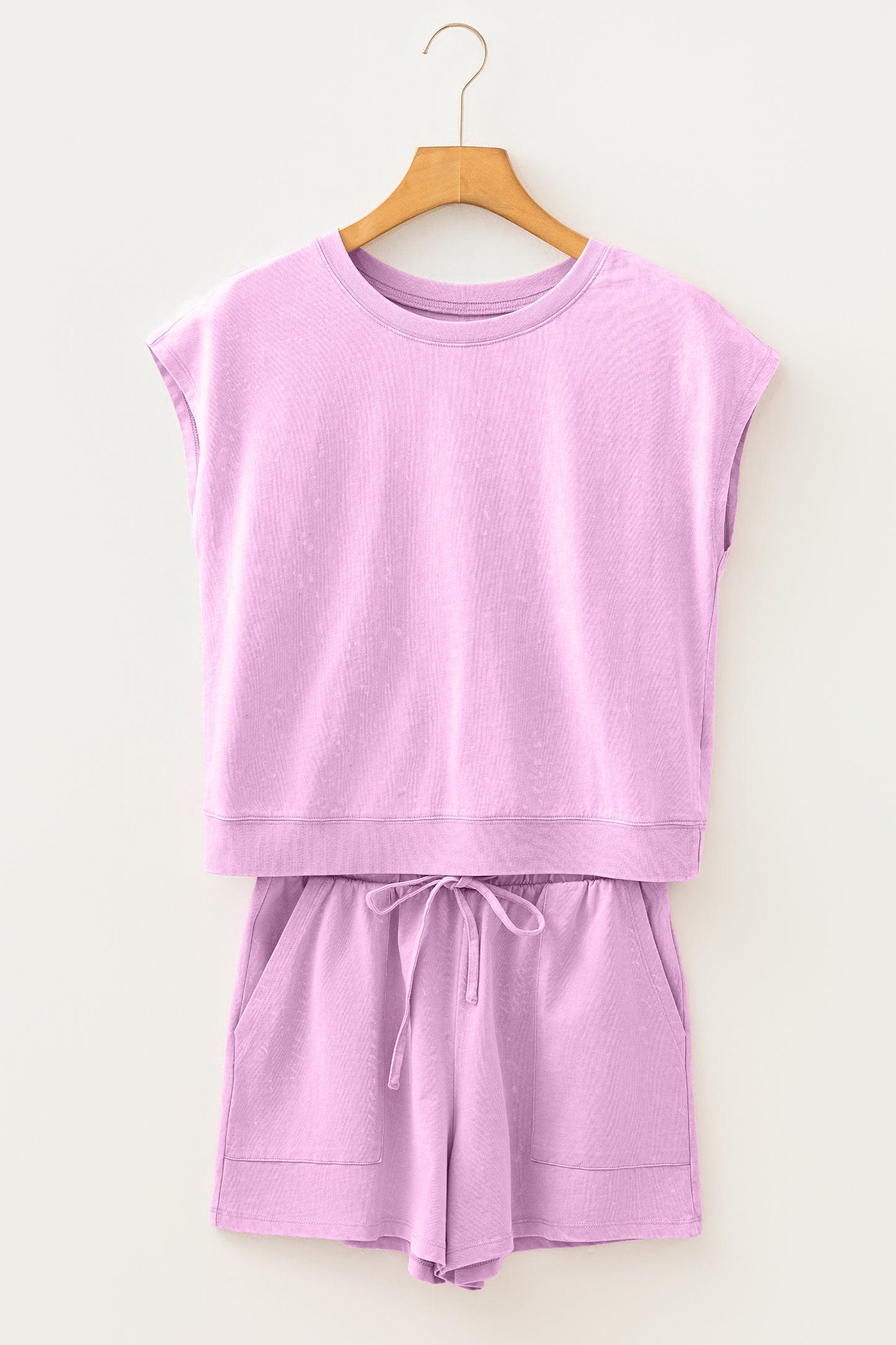 Washed & Relaxed Top & Short Set