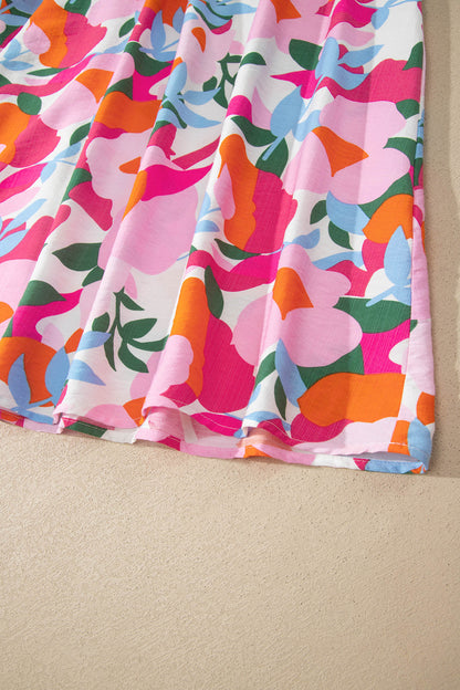 Pink Oasis Floral Maxi Dress