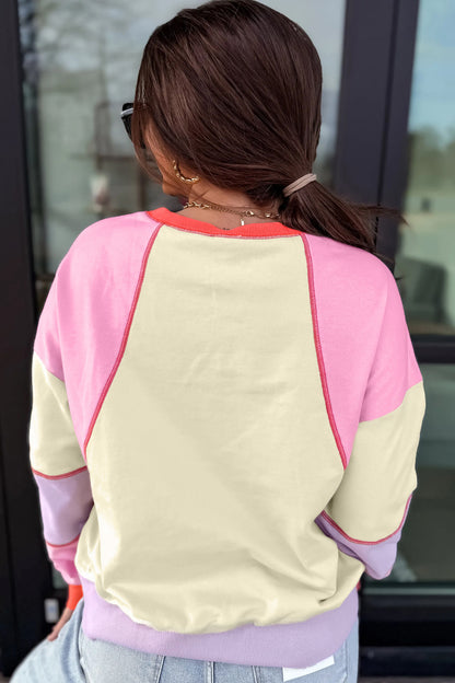 Candy Crush Colorblock Pullover