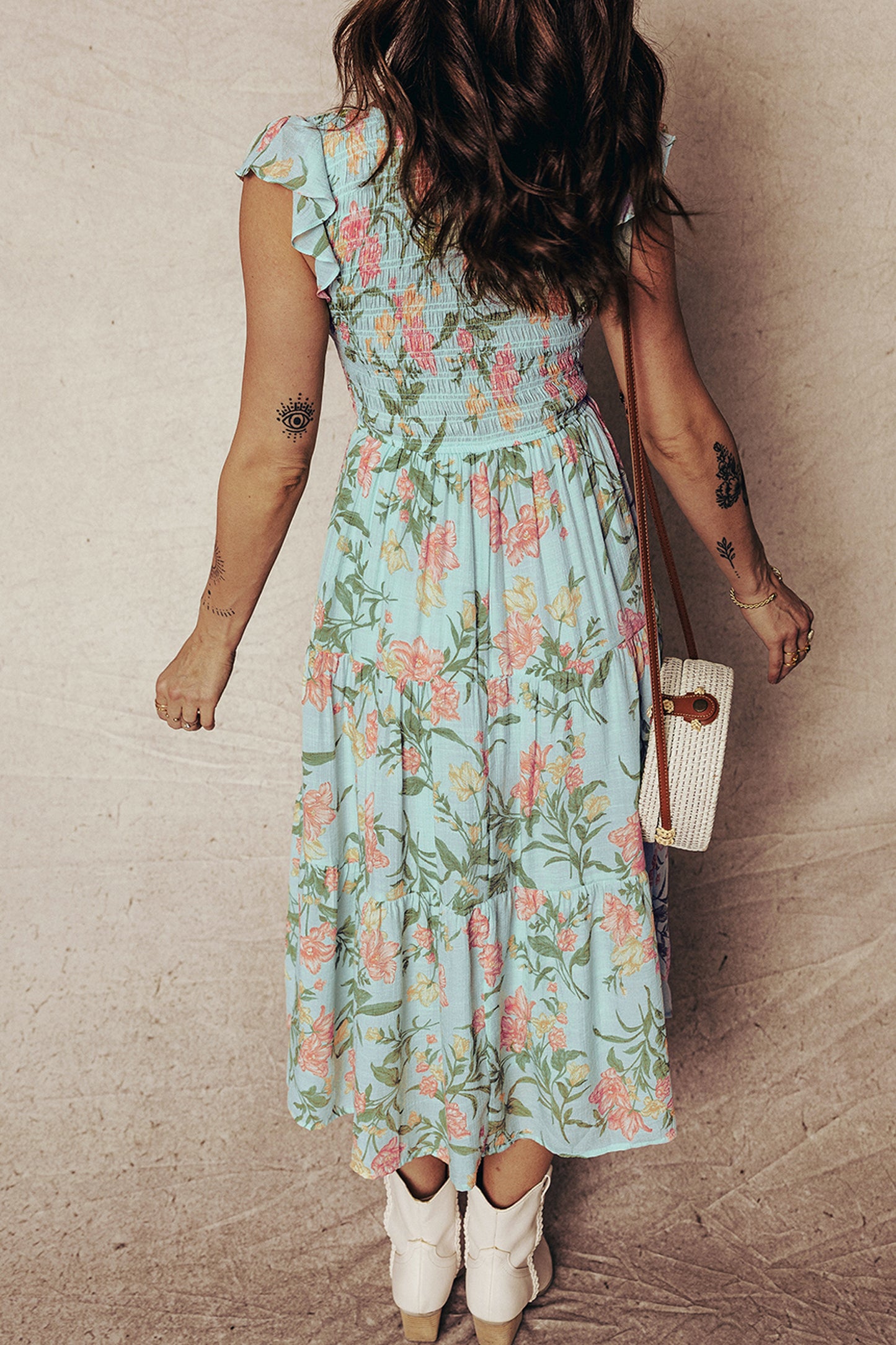 Smock Of The Town Midi Dress