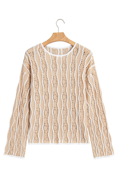 Wavy Days Knit Sweater