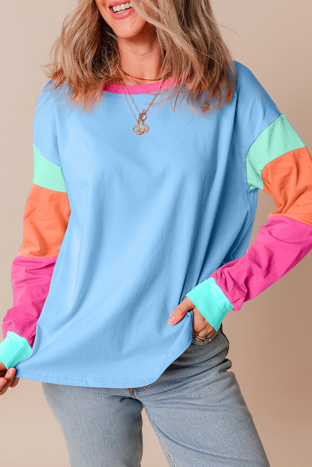 Bright Side Colorblock Top