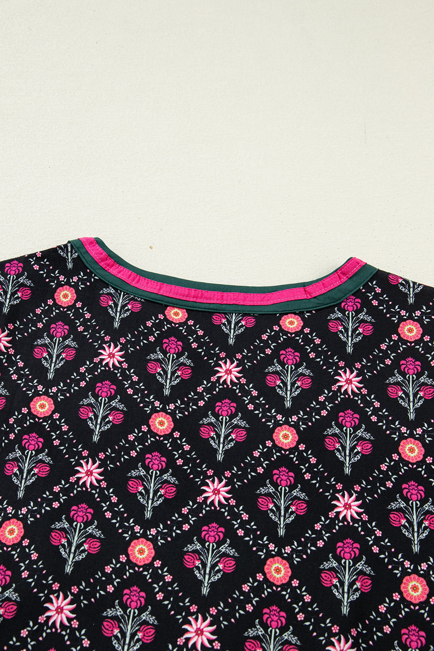Dark Romance Floral Top