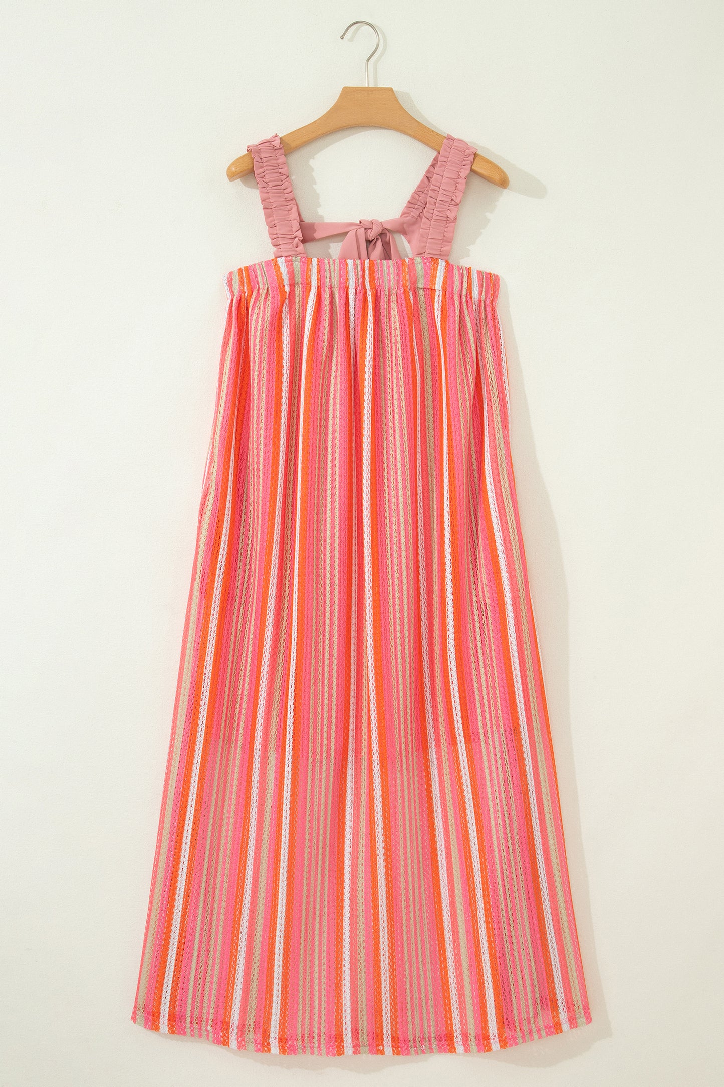 Coral Coast Striped Maxi Dress
