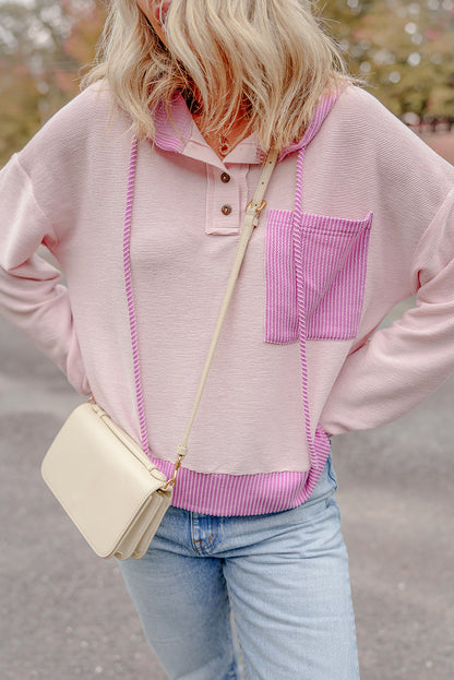 Blush Hour Hooded Top