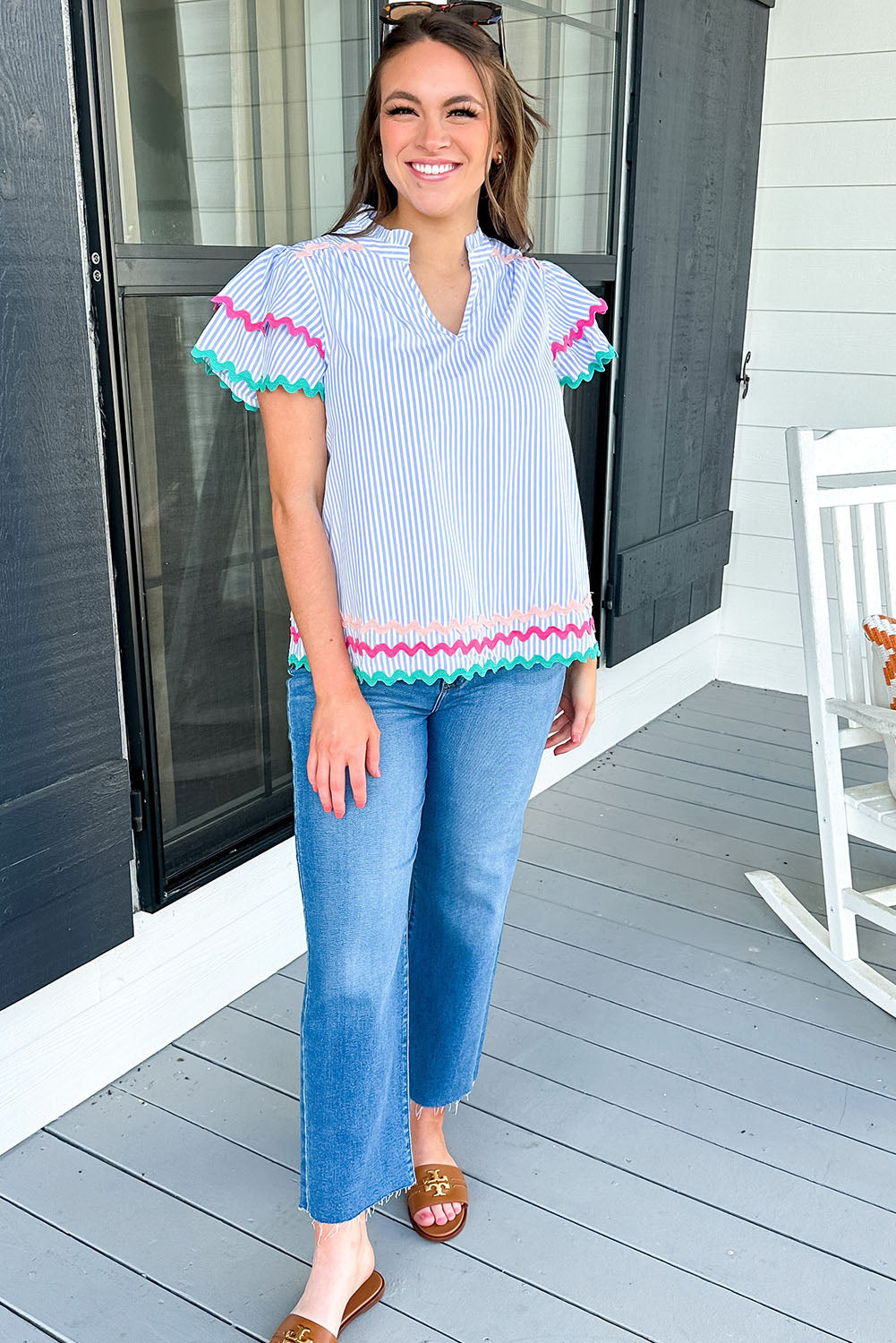 Ric Rac & Roll Striped Top
