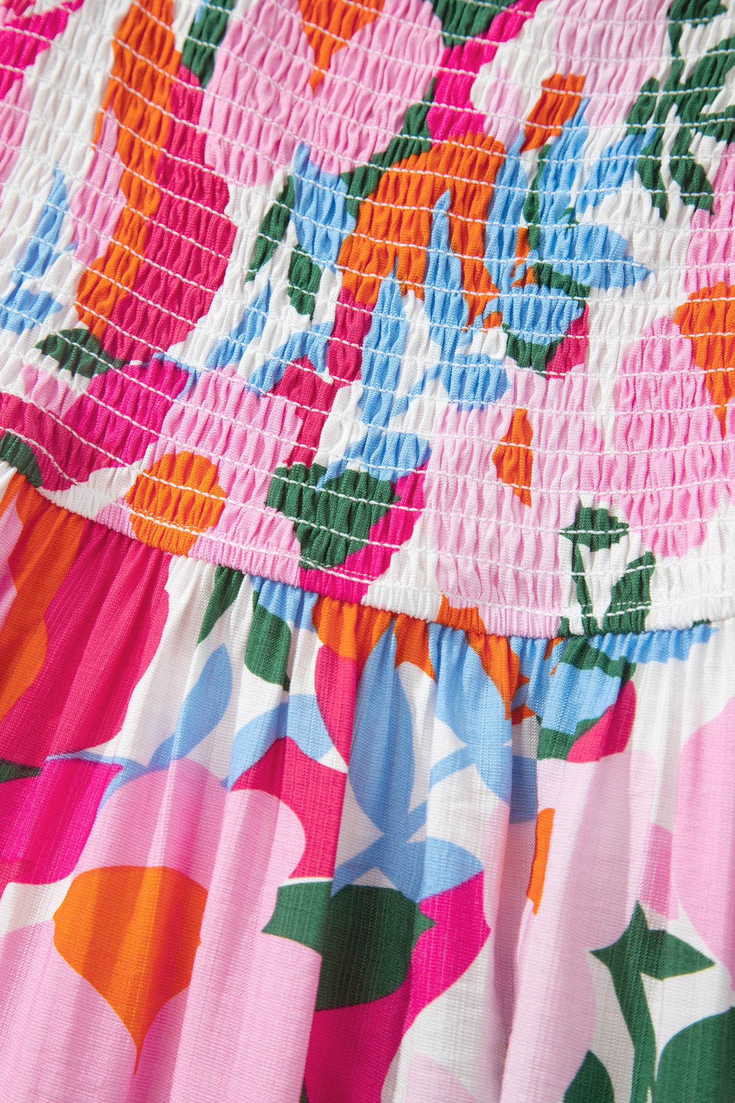 Pink Oasis Floral Maxi Dress
