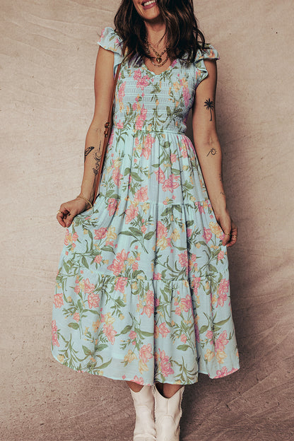 Smock Of The Town Midi Dress