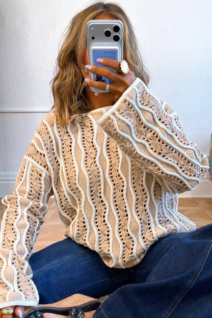 Wavy Days Knit Sweater