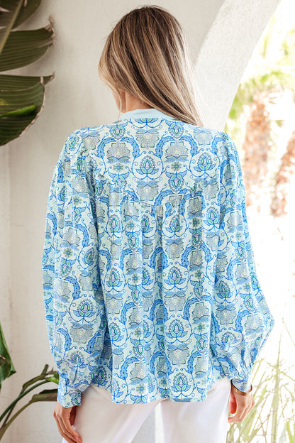 Sweet Paisley Dreams Button Down Top