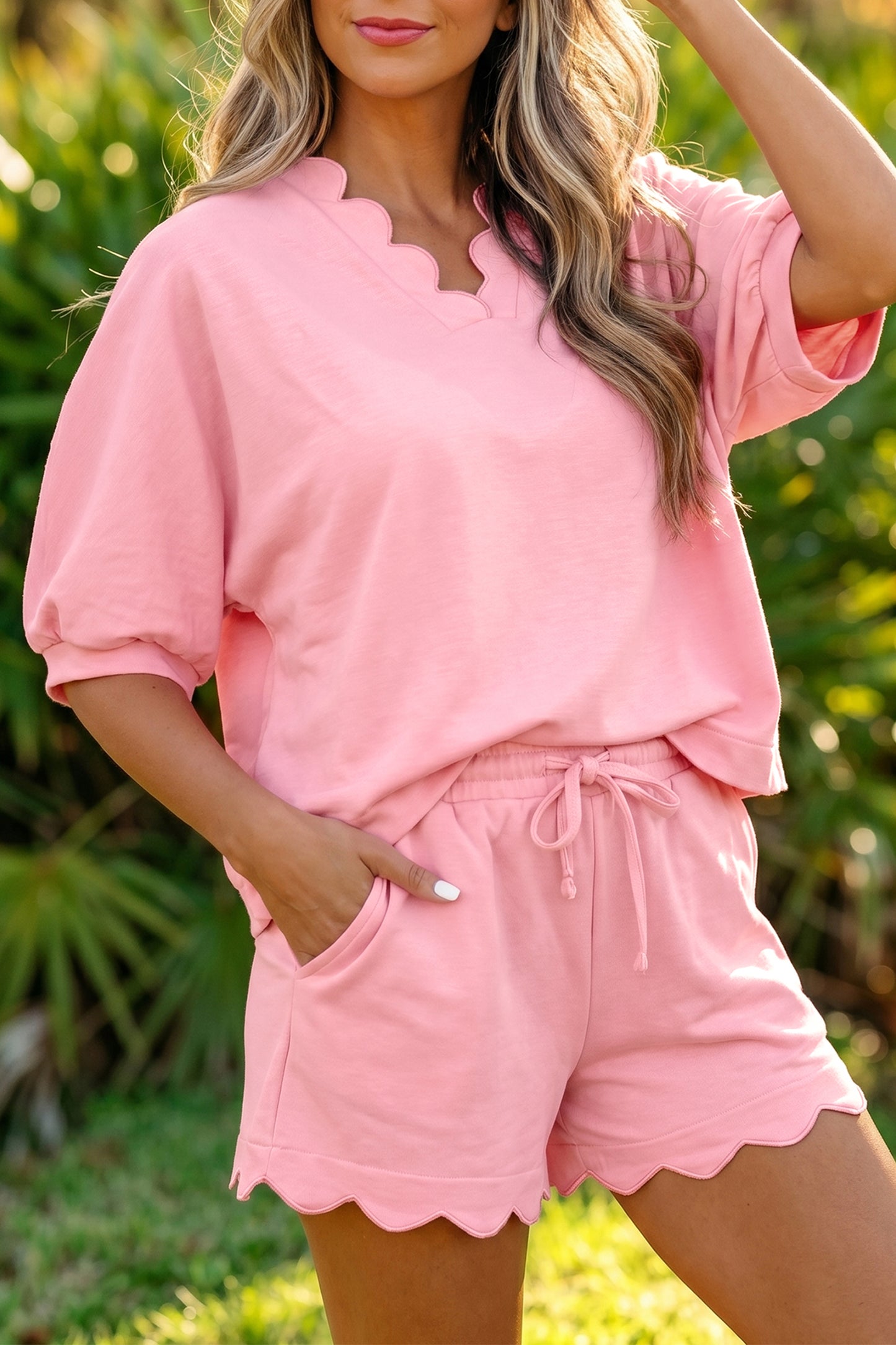 Scalloped Sweetie Top & Short Set