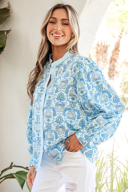 Sweet Paisley Dreams Button Down Top