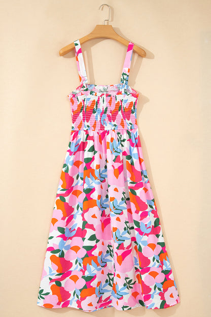 Pink Oasis Floral Maxi Dress
