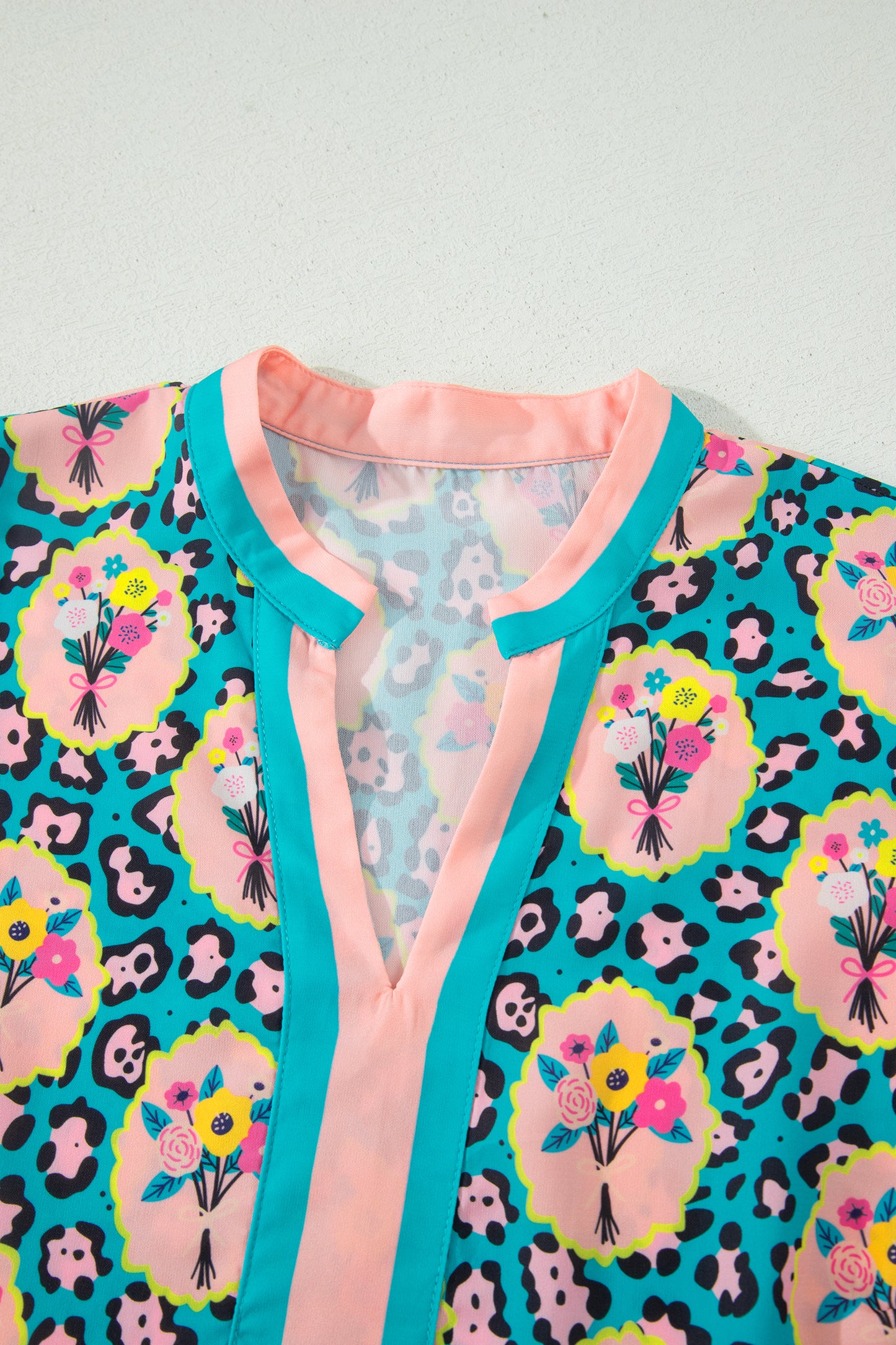 Leopard in Bloom Mini Dress