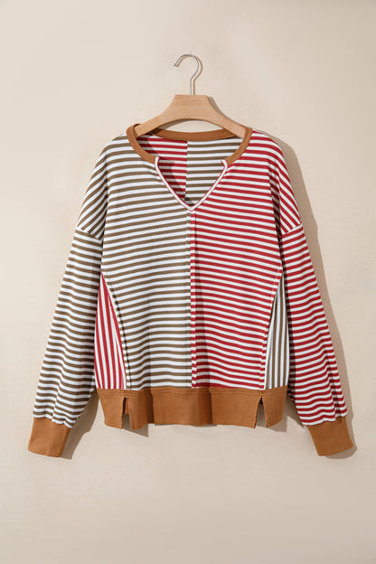 Mixed Signals Striped Top