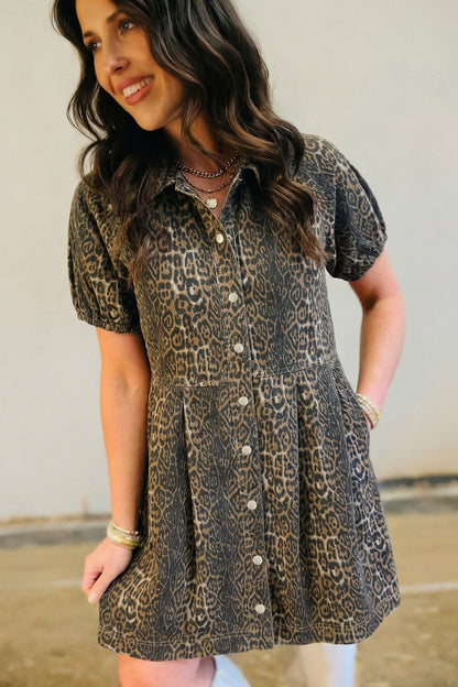 Hear Me Roar Denim Dress