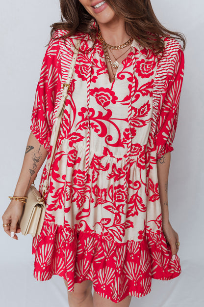 Scarlet Fever Mini Dress