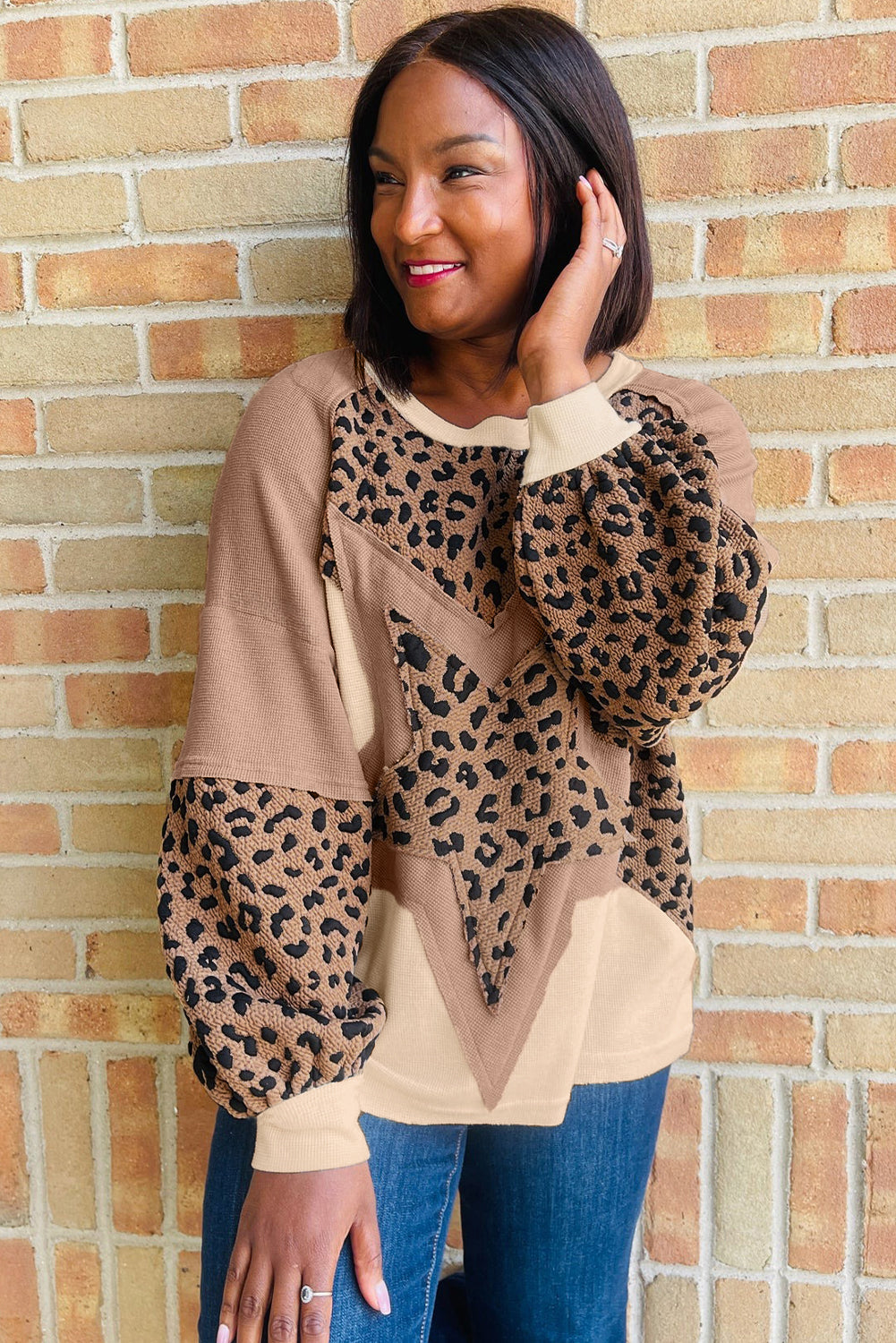 Running Wild Leopard Sweatshirt