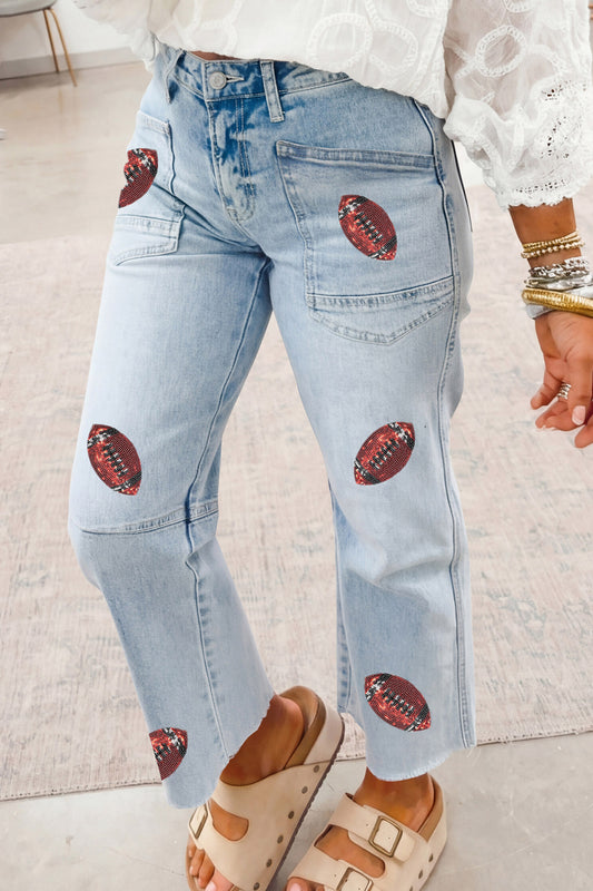 Football Fever Sequin Jeans