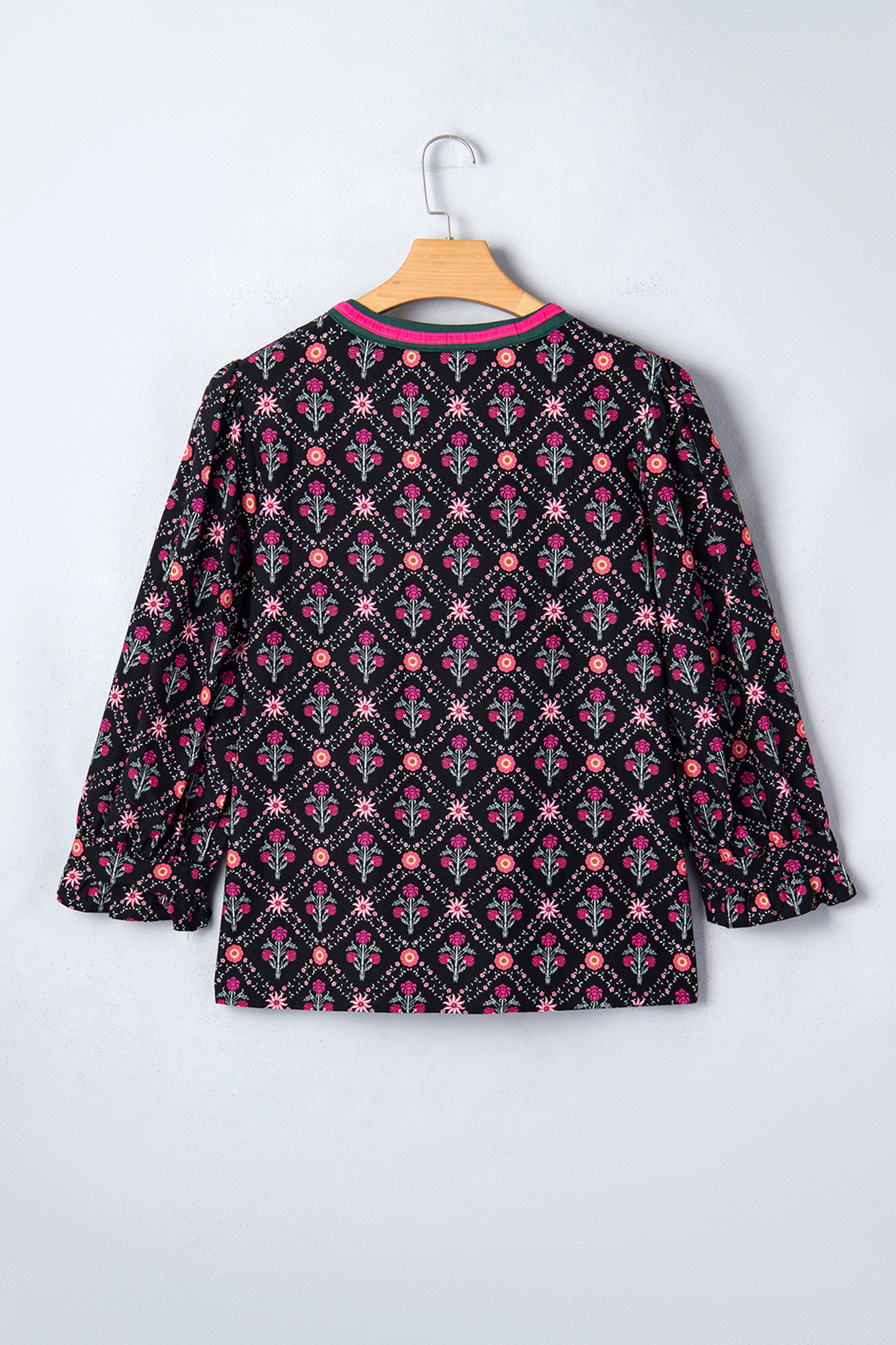 Dark Romance Floral Top