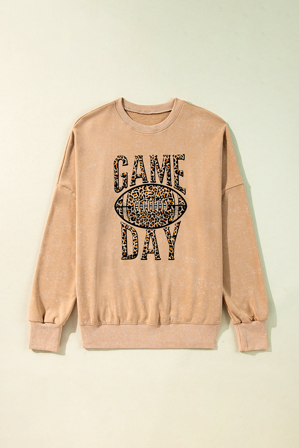 Game Day Leopard Football Sweatshirt
