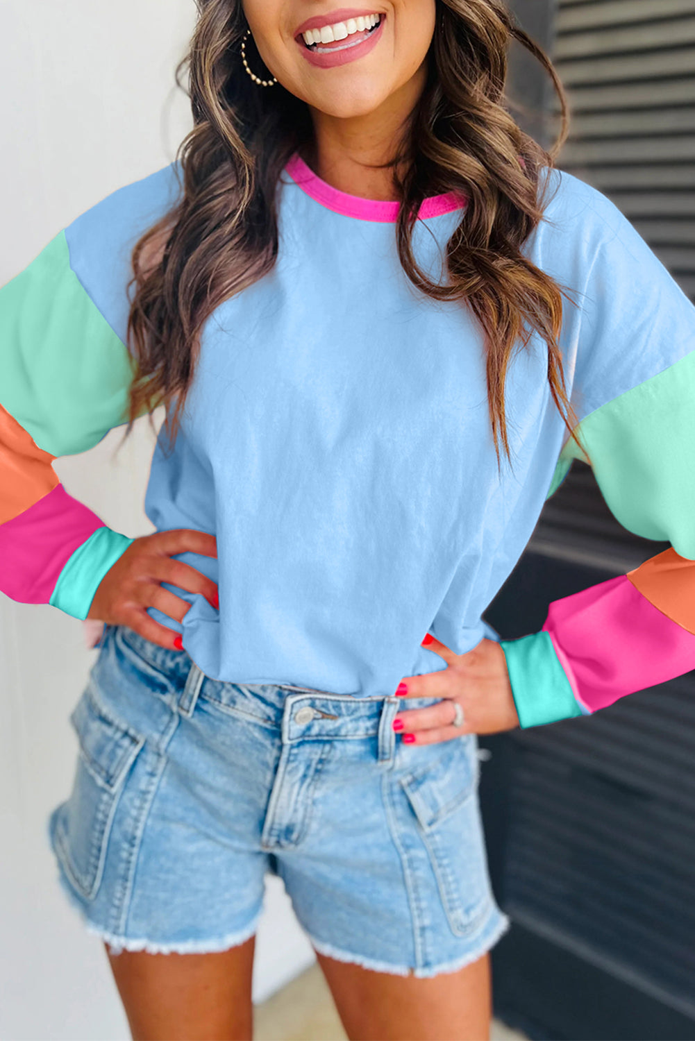 Bright Side Colorblock Top