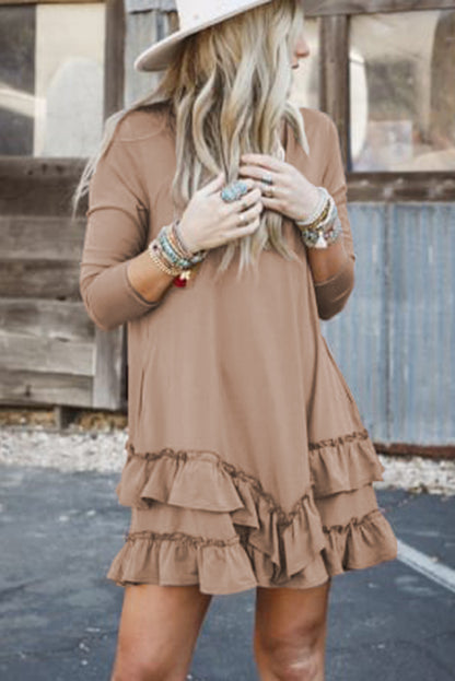 Ruffle & Roast Mini Dress