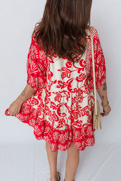 Scarlet Fever Mini Dress