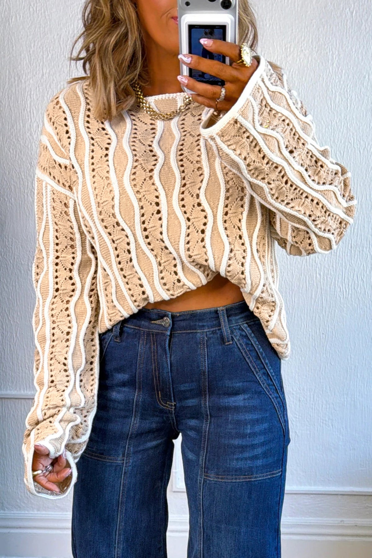 Wavy Days Knit Sweater