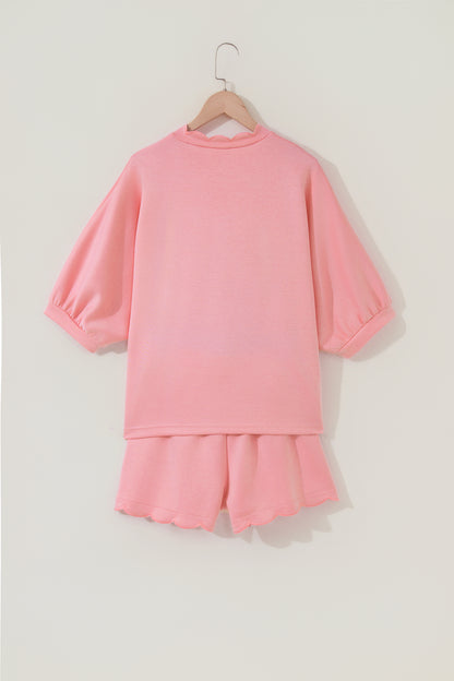 Scalloped Sweetie Top & Short Set