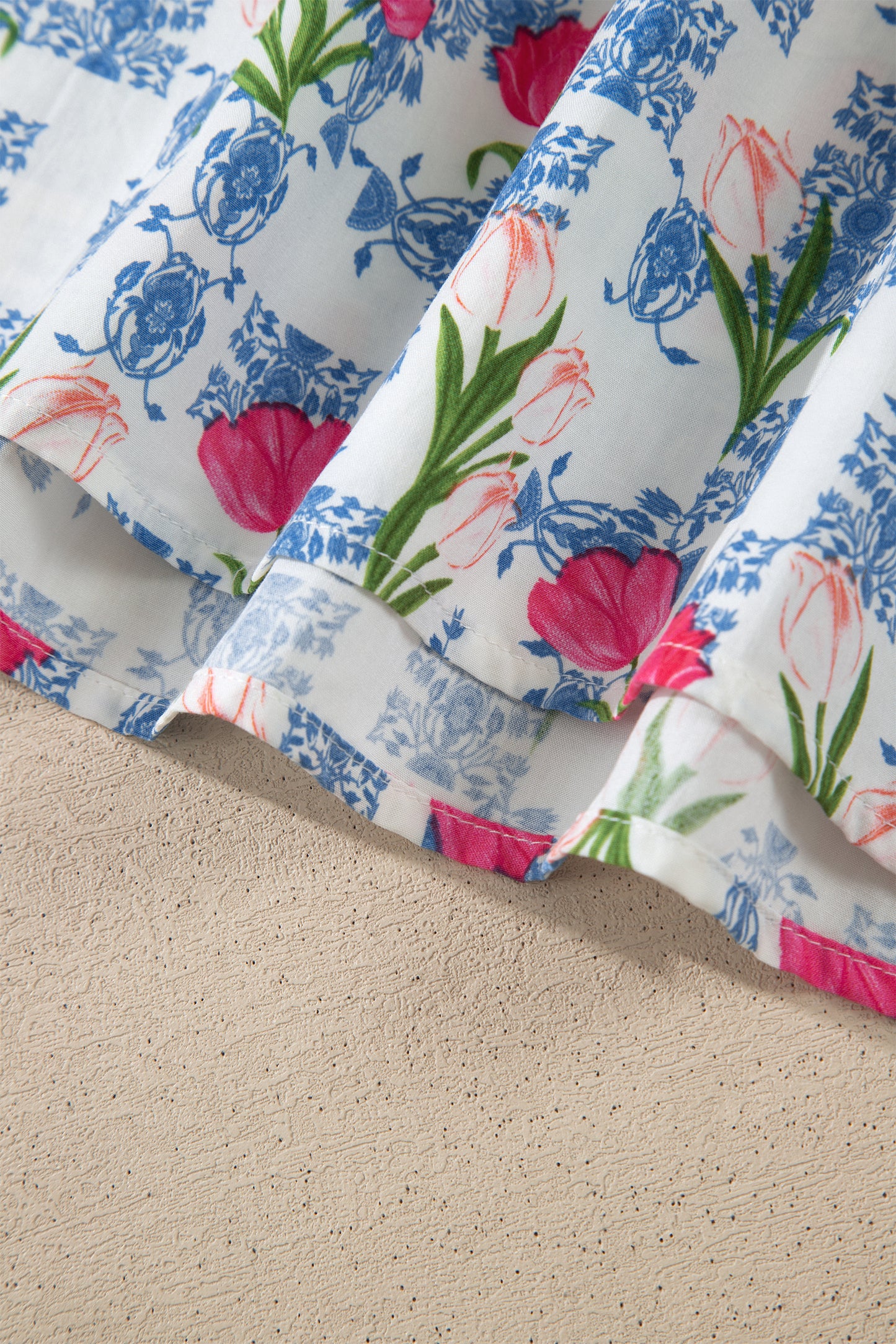 Tulip & Toile Ruffle Top