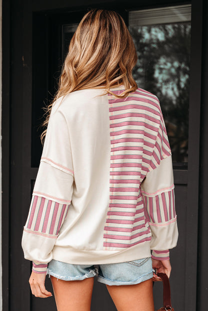 Stripe Side Story Henley Top