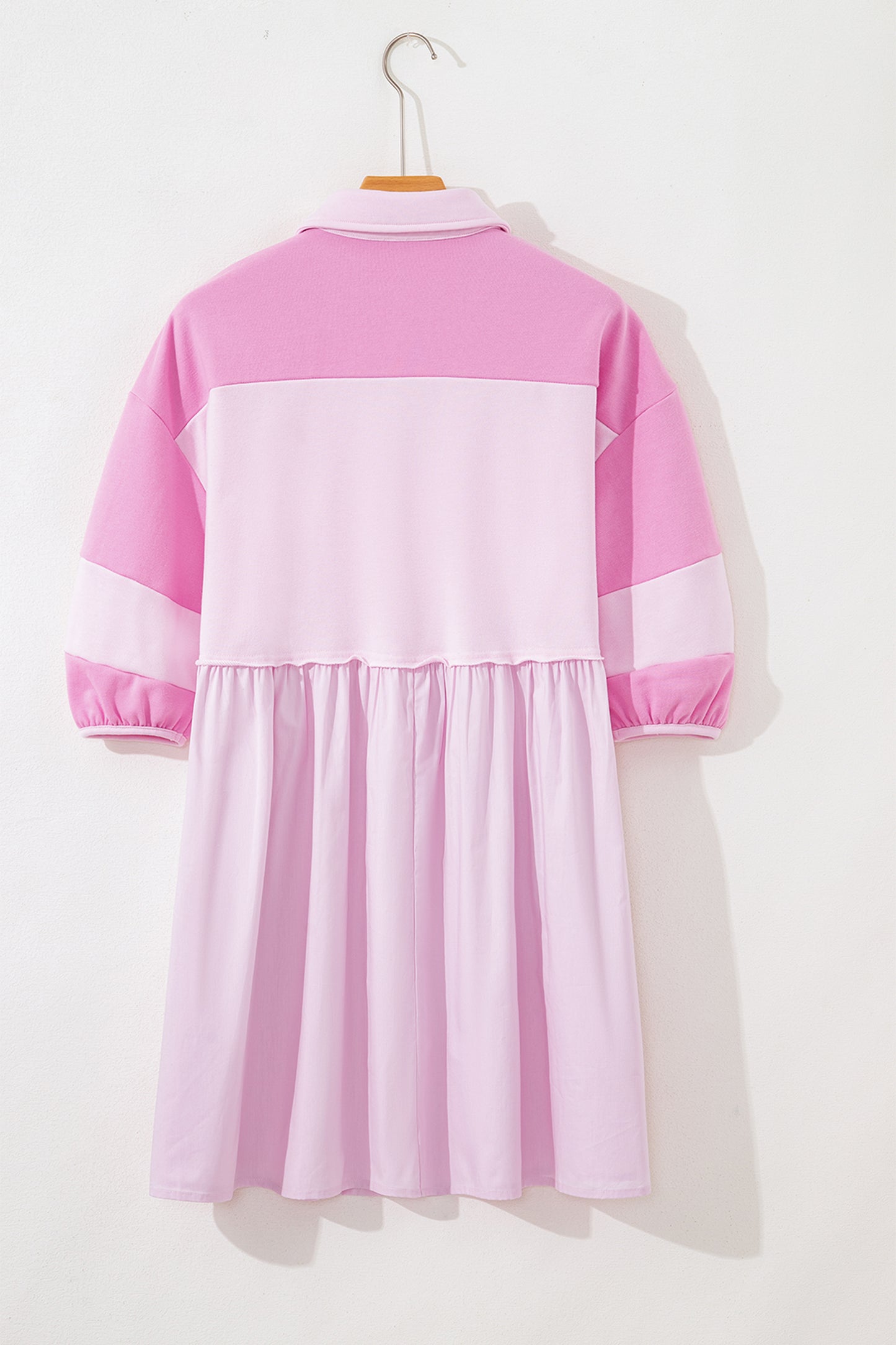 Tickled Pink Babydoll Mini Dress