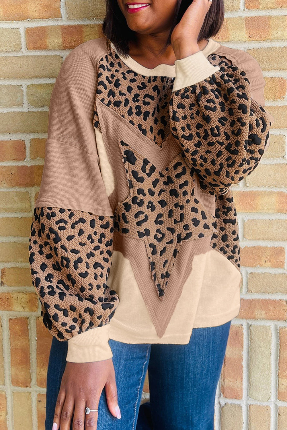 Running Wild Leopard Sweatshirt