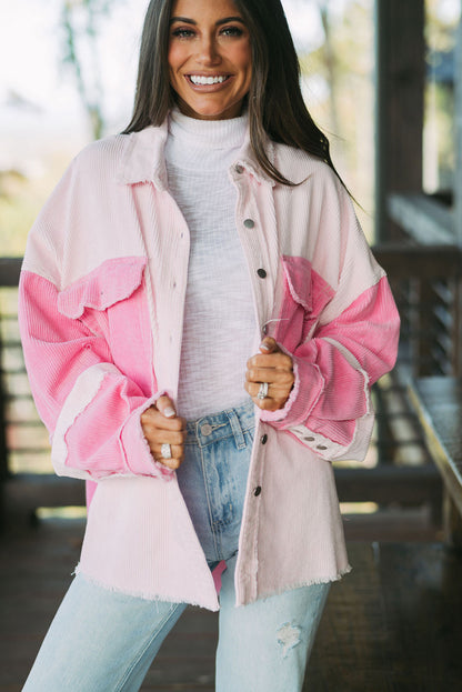 Blush Rush Corduroy Shacket