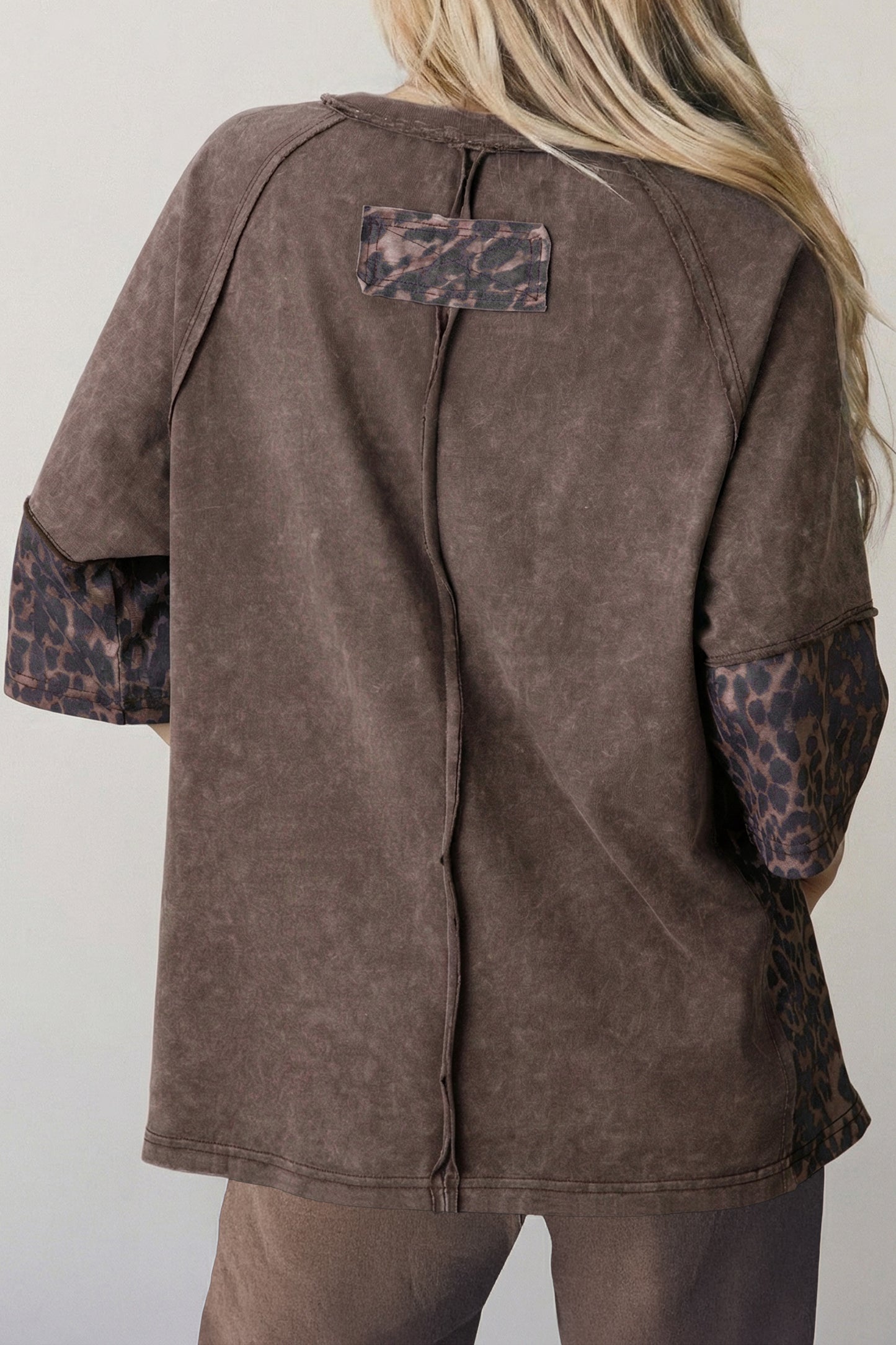 Leopard Star Patch T-Shirt