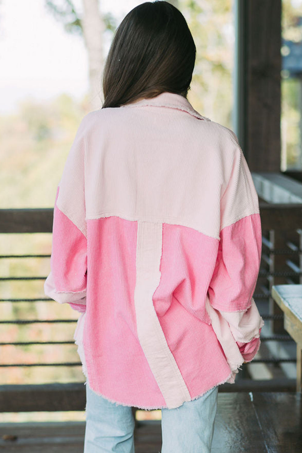 Blush Rush Corduroy Shacket