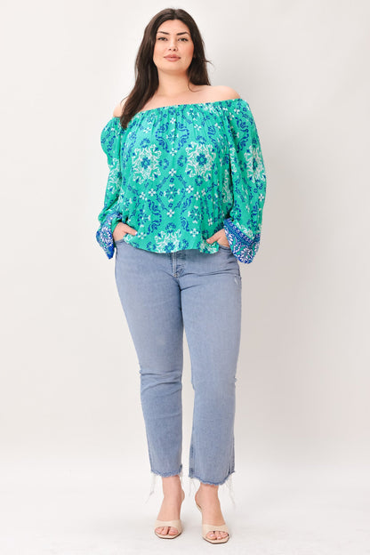 Flying Tomato Send My Love Woven Top