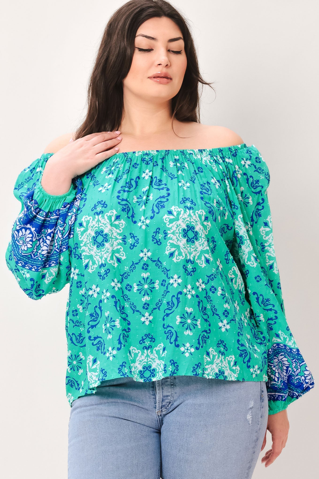 Flying Tomato Send My Love Woven Top