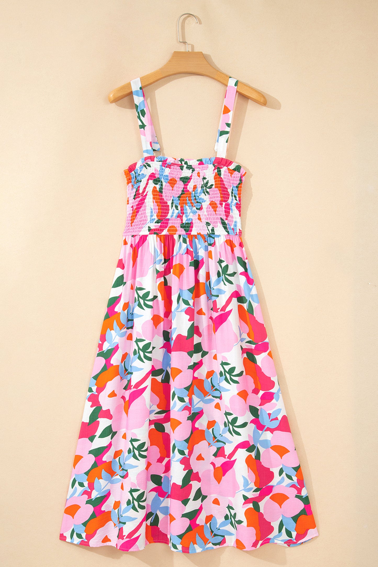 Pink Oasis Floral Maxi Dress