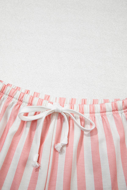 Stripe Expectations Top & Short Set