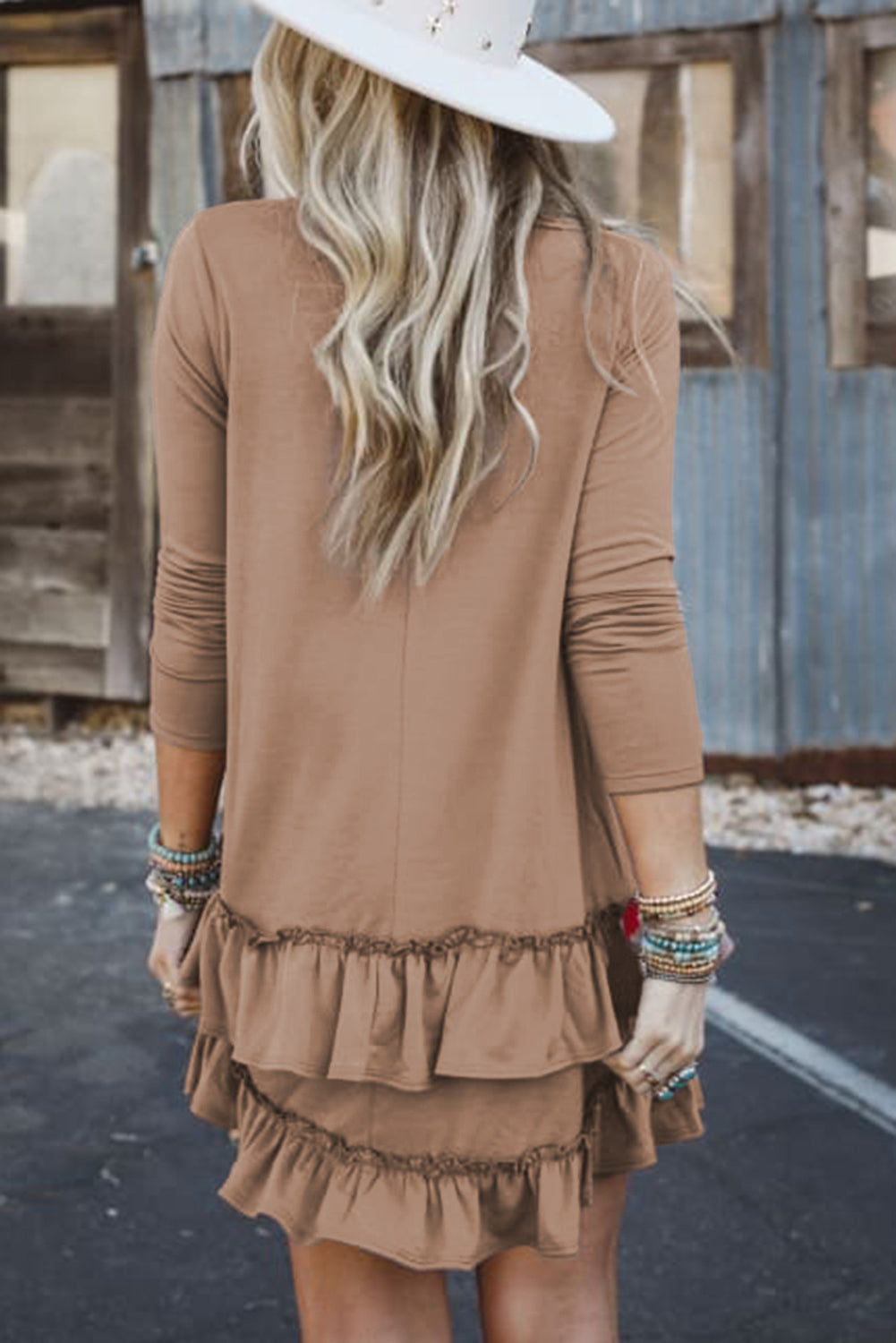 Ruffle & Roast Mini Dress