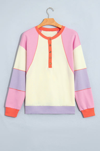 Candy Crush Colorblock Pullover