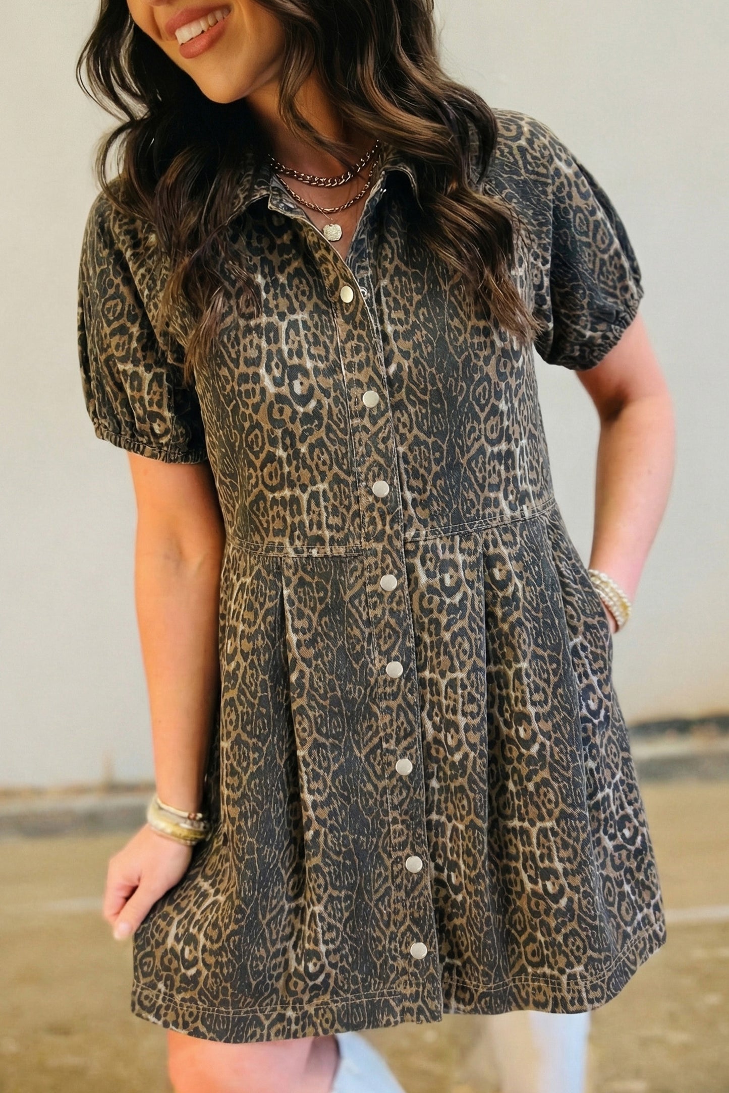 Hear Me Roar Denim Dress
