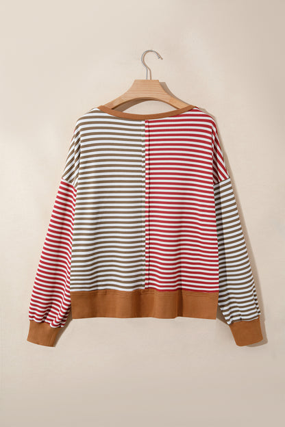 Mixed Signals Striped Top
