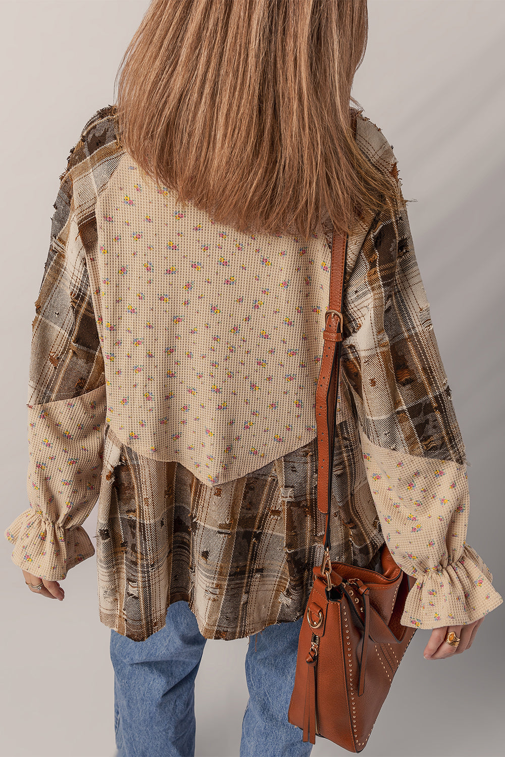 Plaid About You Patchwork Top