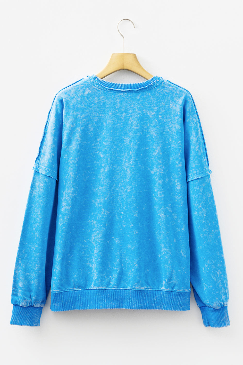 Blue Skies & Bonfires Mineral Wash Pullover
